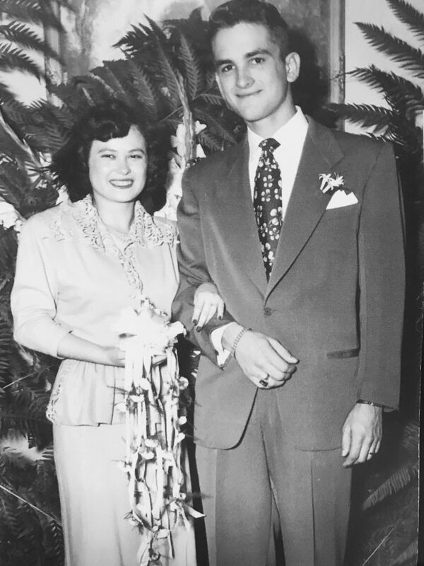 70th Wedding Anniversary -- Aurelle and William H. “Bill” Joyner, Jr. _ Then